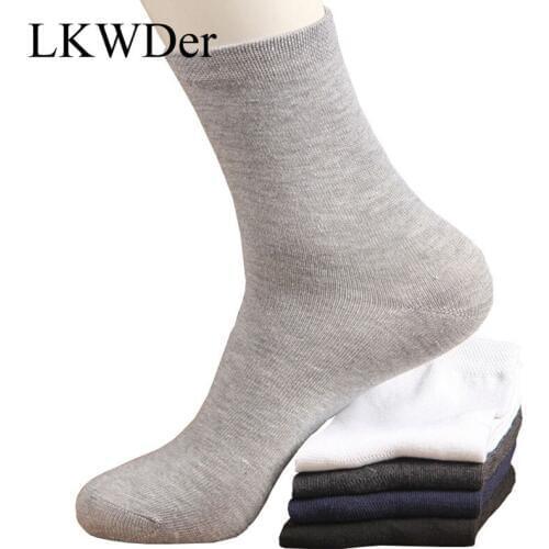 LKWDer 5 Pairs Men Male Cotton Socks Spring and Autumn Winter Male Socks Thermal Socks 2020 Casual Mens Socks Calcetines Hombre