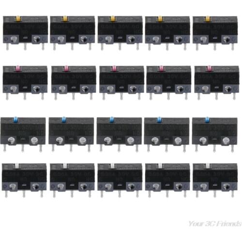 5Pcs Original HUANO Mouse Micro Switch Micro Button J18 21 Dropshipping