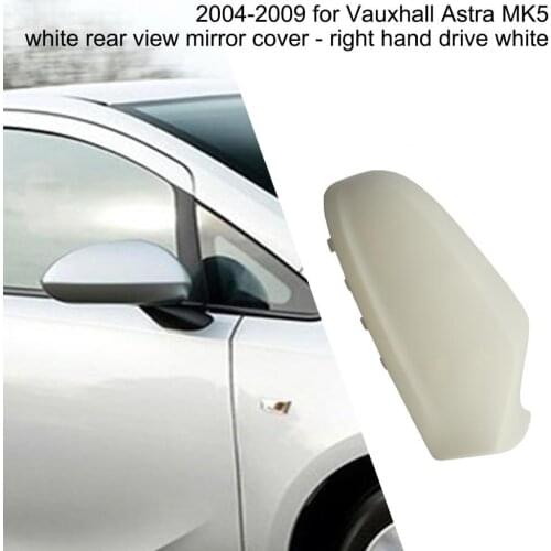 50% Hot Sales!! White Rear View Wing Mirror Cover Trim 6428199 6428918 6428926 for Vauxhall ASTRA MK5 04-09 Right Drive