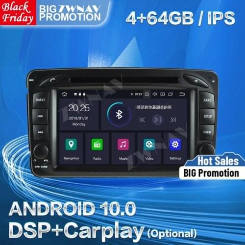 64G DSP Carplay For Mercedes Benz W203 W209 W463 W168 Android 10 Multimedia GPS Navigation Audio Stereo Radio Recorder Head Unit