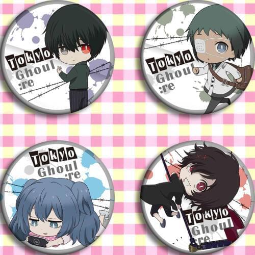 Anime badges 58 mm Tokyo Ghoul:re Kaneki Ken Sasaki Haise Takizawa badge brooch