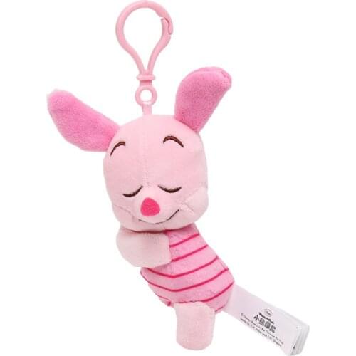 Disney Original Piglet Winnie The Pooh Plush Toy Keyring