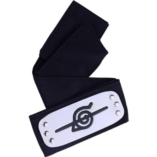 Adult Kids Headband Japanese Anime BORUTO Logo Metal Plated Hairband Forehead Protector