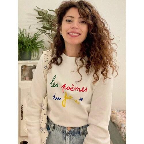 Elleest Women's Sweatshirts With Inscriptions