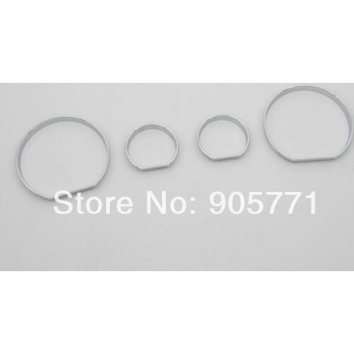 Chrome Dashboard Gauge Ring Bezel Set for BMW E46