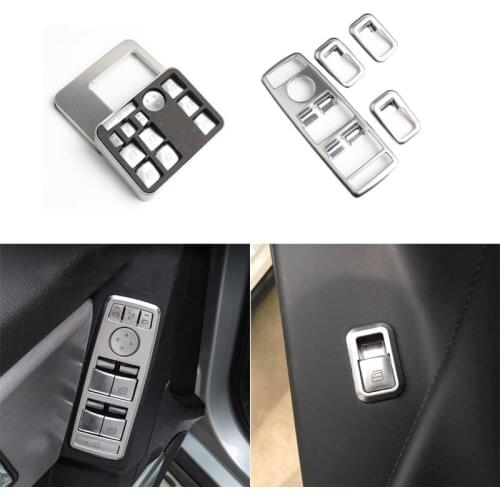 Car Window Lifter Button Frame Cover Control Switch Button Sticker Shell Protector Interior Decoration for Tesla Model X S