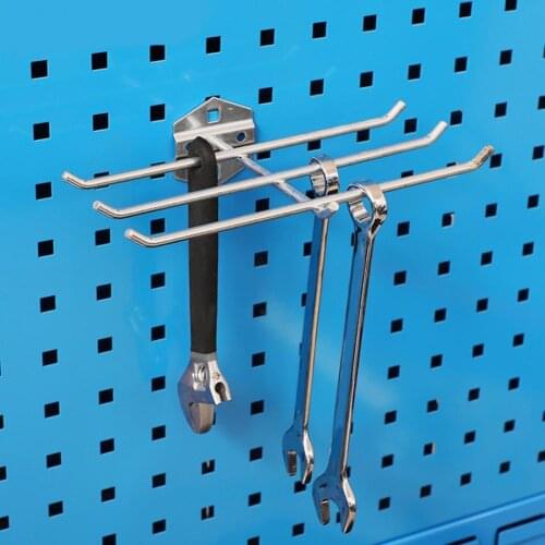 Tool Storage Rack Wall-Mounted Hardware Tool Storage Rack Pegboard Hook Garage Tool Stand
