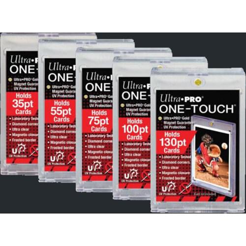 Original Ultra Pro Cards Bricks Football Cards Brick One Touch Holder Semi Rigid Top Loaders Protect 35/55/75/100/130/180/200PT