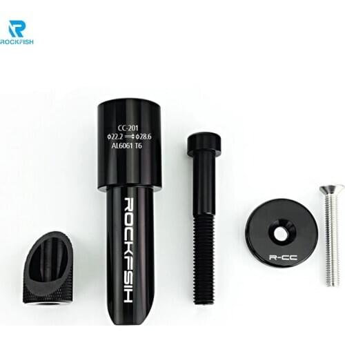 Rockfish Kids Bike Stem Adapter 20.8/22.2mm CNC Sliding Bike Head Tube Core Conversion Balance Bike Headset Hanging Core Adapter