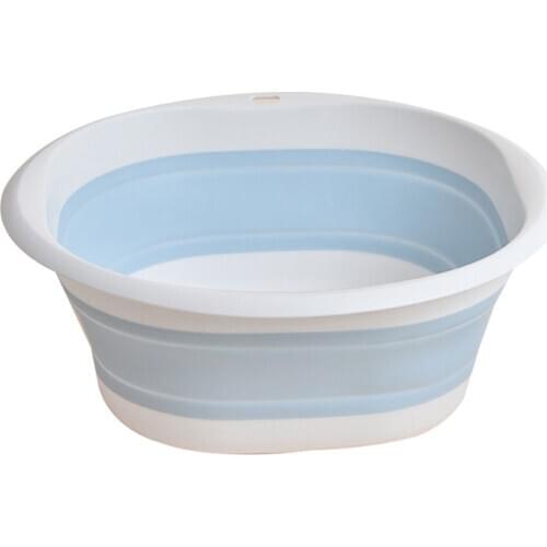 Plastic Folding Basins Portable Wash Basins Folding Laundry Tub Bathroom Kitchen Accessories Travel Folding Wash Basin M