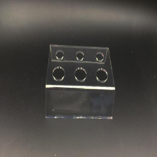 6 Holes Acrylic Tattoo Tool Holder Stand For Microblading Pigment Ink Cup Machine Permanent Makeup Tattoo Accessories