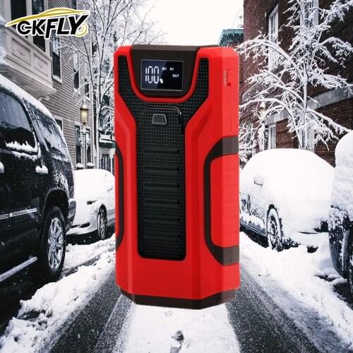 GKFLY 1200A High Capacity 16000mAh 12V Jump Starter Portable Starting Device Power Bank Car Charger For Car Battery Booster Bust