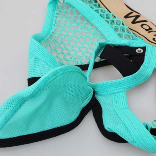 Sexy Gay Men Underwear Mesh Homme Briefs Open Crotch Button Separation U Convex Pouch Erotic Lingerie Man shorts Pants Underpant