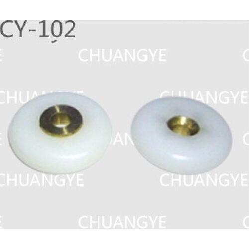 Shower room pulley The wheel thickness is 6 mm, inner hole is 5 mm sliding door wheel
