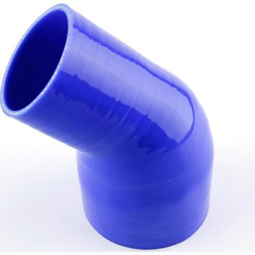 SILICONE HOSE 45 DEGREE REDUCER 2.25"-2.5" inch 57-64mm