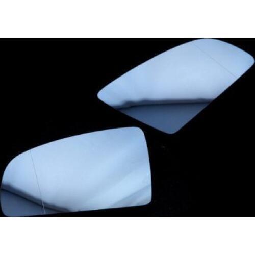 Blue Tinted Blind Spot Split Angle Side Mirror Glass for Audi A6 C6 2005-2010 / A4 B7 /A4 B6 / A3 8P