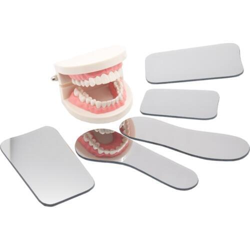 1Pcs Dental Orthodontic Intraoral Photographic Reflector Mirror Double-faced Glass Mirror With Storage Bag Dentist Tool Material