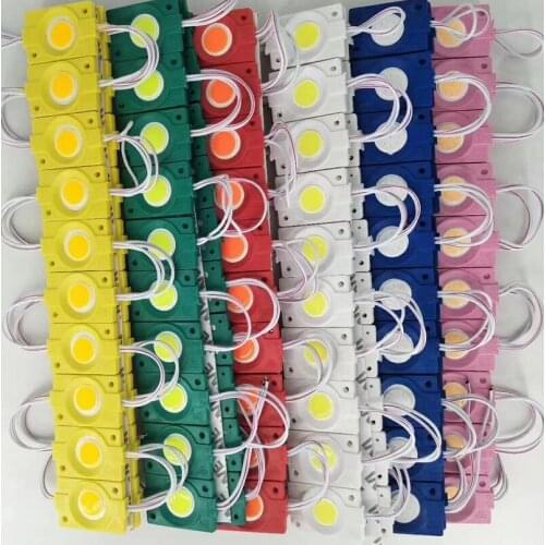 LED Module String COB 2.4W DC12V Waterproof for Outdoor Advertising Luminous Signs Lightbox DIY LED Module Strip