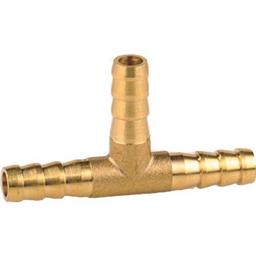 T Type 1/8"1/4"3/8"1/2" Tee Pipe Fitting 6 8 10 12 14 16 19 mm Barb Hose Tail Reducer Fitting Multi Size Copper quick coupling