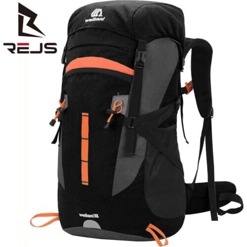 REJS LANGT 50L Outdoor Backpack Lager Capacity Camping Climbing Bag Waterproof Multifunctional Mountaineering Hikking Backpacks