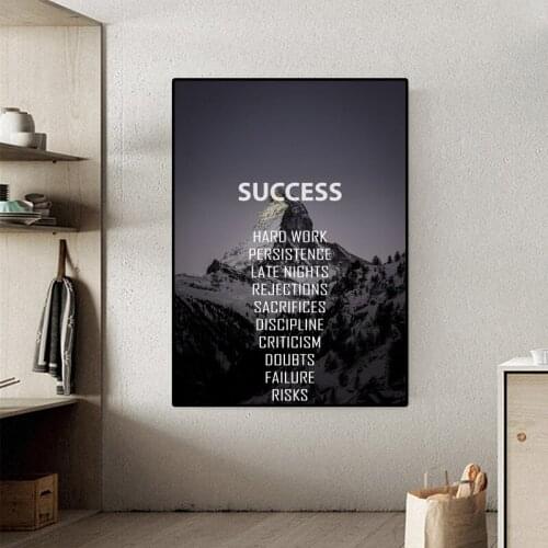 Inspiring Quotes Wall Art Prints Canvas Painting Oil Posters for Gallery Stairs Porch House Home Living Room Decor Cuadros