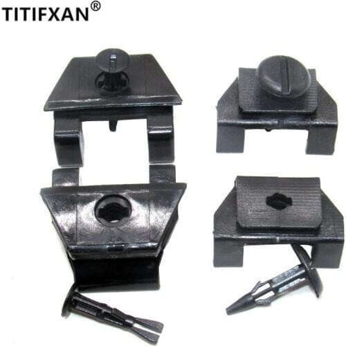 2PCS Auto fender plastic fasteners clips trim snap for Toyota Highlander Reiz Camry Crown Corolla wheel eyebrow