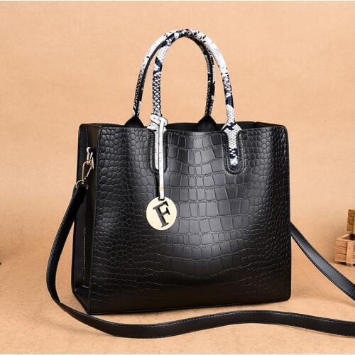 Autumn and winter womens handbags high quality PU production ladies shoulder bag beautiful durable large capacity girl shopping