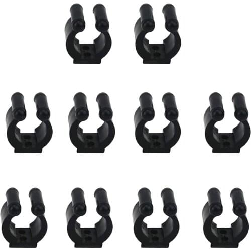 10 Pcs Fishing Pole Rod Storage Clip/ Billiards Snooker Cue Locating Clip Holders/ Fishing Rod Storage Rack