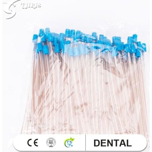 100pcs/1bag Dental Disposable Saliva Ejector Suction Tips Aspirator Nozzles