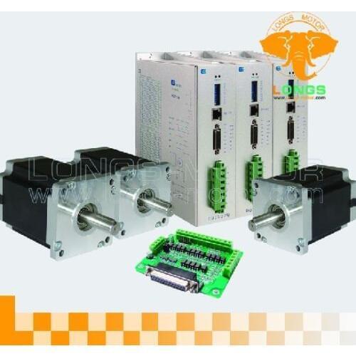 EU ship 3AXIS Nema42 stepper motor 3256oz.in 42HS5460& driver DM2722A MACH3 Longs Motor