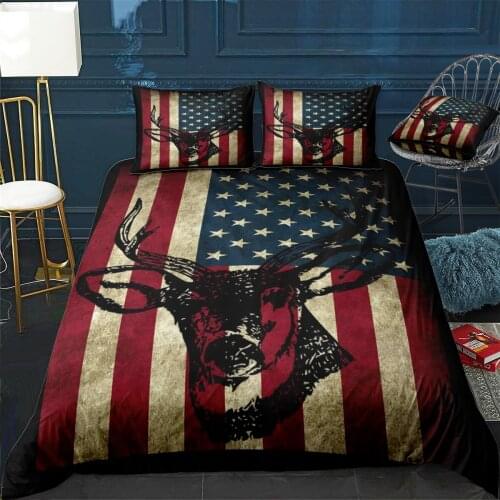 Great American Flag Patrio Duvet Cover Comfortable Quilt Home Decora Design Universal Bedding Set Bedclothes+Pillowcase 3pcs