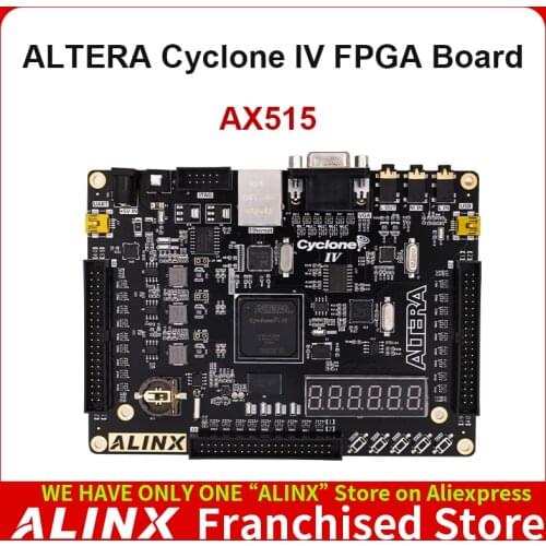 ALINX AX515: ALTERA NIOS Cyclone IV EP4CE15F FPGA Development Board DDR2 Gigabit Ethernet USB