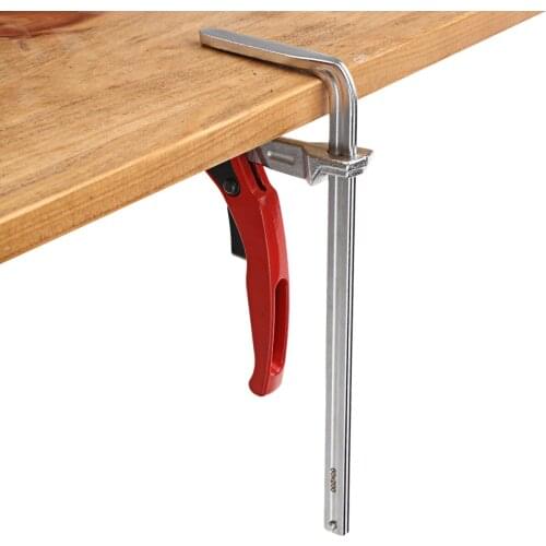 Quick Guide Rail Clamp Carpenter F Clamp Quick Clamping for MFT and Guide Rail System Hand Tool Woodworking DIY