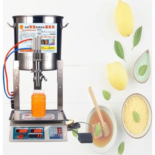 Digital Control Viscous Liquid Filler Machine Commercial Stainless Steel honey Quantitative Filler Machine honey filling machin
