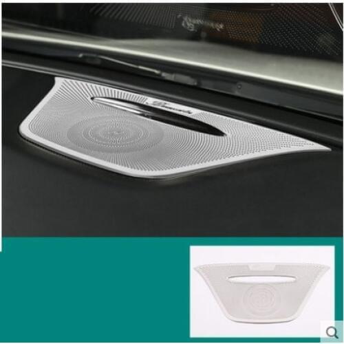 Alloy Audio Speaker Dashboard Loudspeaker Cover Trim Sticker For Mercedes Benz A GLA CLA Class W176 X156 C117 Car Accessories