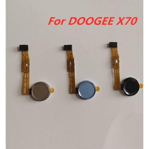 For DOOGEE X70 5.5inch MTK6580A Phone Fingerprint Home Back Button Components Sensor Flex Cable FPC Fix Accessories