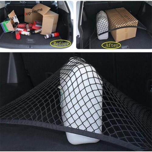 Yimaautotrims Elastic Rear Back Trunk Cargo Storage Organizer Luggage Net Holder Cover For Mitsubishi Eclipse Cross 2018 - 2021