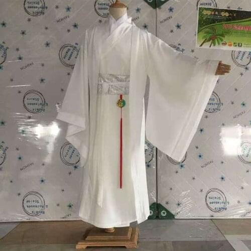 Red White Hanfu Men Chinese Ancient Traditional Outfit Adult Halloween Cosplay Costume Fancy Dress for Couples Plus Size 3XL