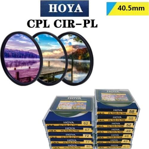 HOYA CPL CIR-PL 40.5mm Ultra-thin Circular Polarizer Filter Digital Protector Suitable for Nikon Canon Sony Camera Lens