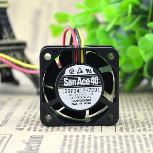 Original FOR SANYO fan 109p0412h7d0112v0.13a40 * 40 * 15mm