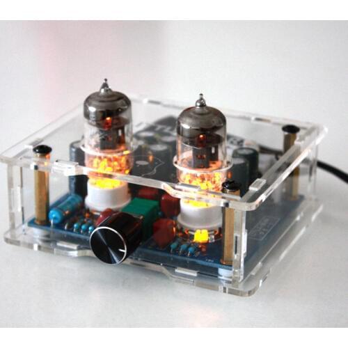 P5-1 6J1 tube amp pre-amp Tube preamplifier tube buffer With power supply for Home Audio Video