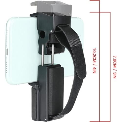 One-Handed Handheld Holder Bracket For DJI OSMO Pocket Gimbal Phone Holder Stand Clamp Mount with Type C USB Cable Micro Adapter