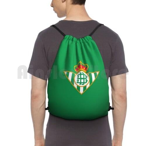 Backpack Drawstring Bag Riding Climbing Gym Bag Soccer Football Santander Spain Game Match Goal League