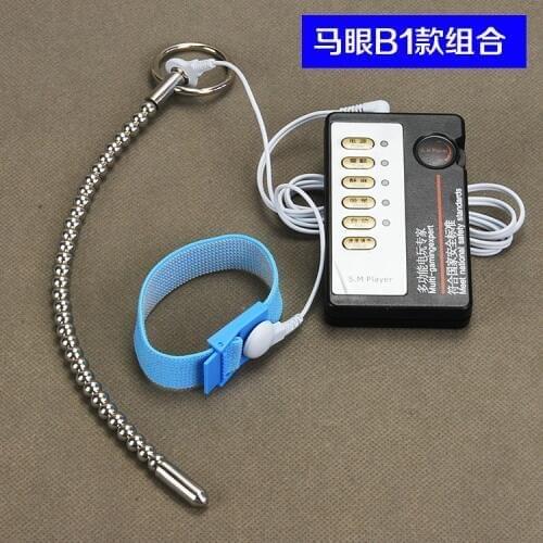 6mm Long Penis Plug Mlae Sex Products Electro Shock Urethral Dilatator Sounds Prince Wand Sounding Electric Catheter Sex Toys