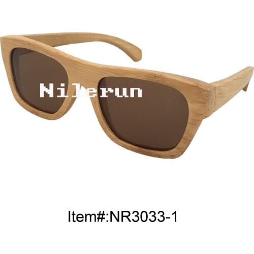Unisex healthy natura bamboo sunglasses