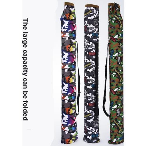 Fishing Bag Oxford Cloth Folding Fishing Rod Reel Bag Fishing Tackle Storage Bags Travel Carry Case Pesca