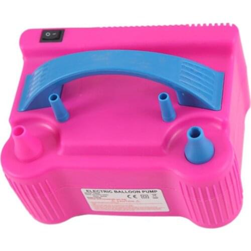 Balloon Air Pump 220V Electric High Power Two Nozzle Air Blower Balloon Inflator Pump Fast Portable Inflatable Tool