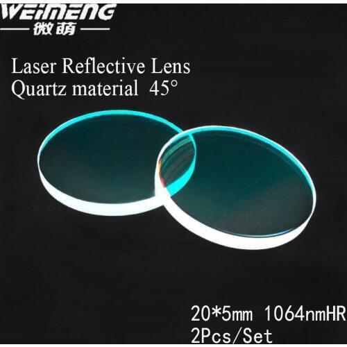 Weimeng brand factory supply high quality 20*5mm 45 degree 1064nmHR quartz material Laser Reflection Mirror for laser machine