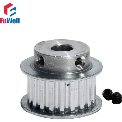 Timing Pulley XL-20T Belt Width 11mm Transmisson Pulley 6/8/10/12/14/15mm Bore Aluminum Alloy 20Tooth XL Synchronous Gear Pulley