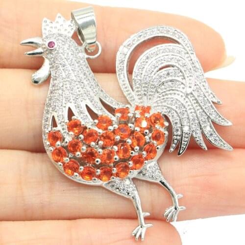 40x16mm Highly Recommend Created Tanzanite Silver Pendant Fashion Eye Catching